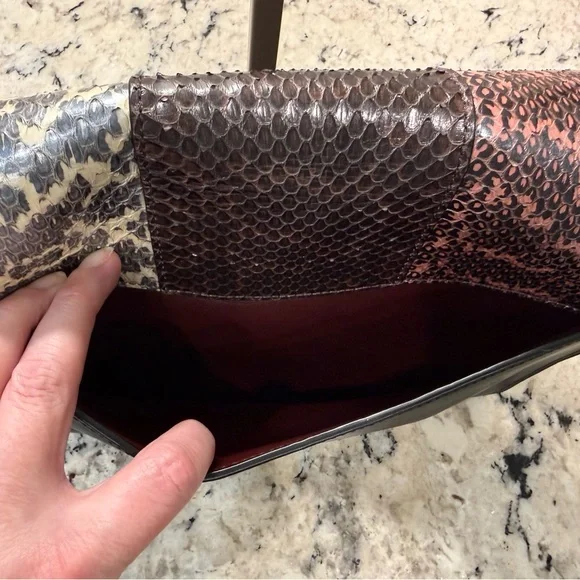 Coach NWT Dreamer Multicolor Python & Leather Crossbody Bag - Picture 7 of 16